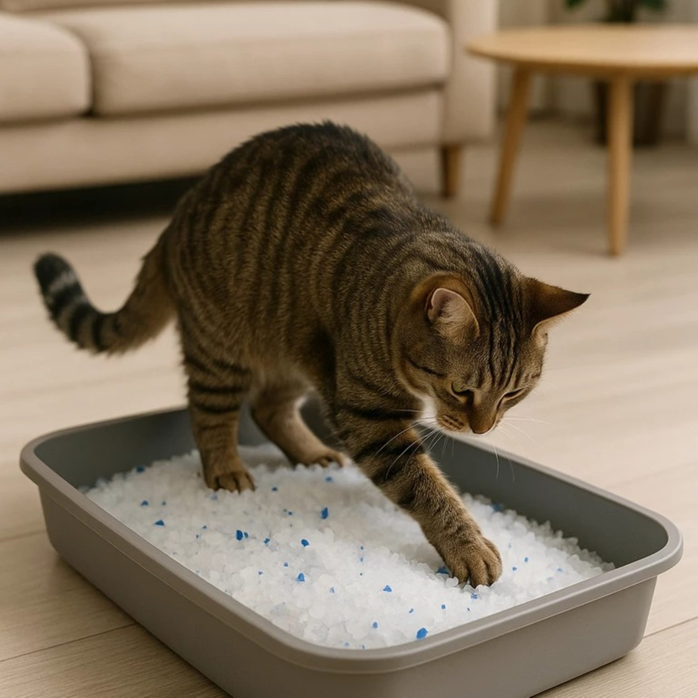 Realb2b Katzenstreu Katzenstreu Silikon 1,5kg 3,8L staubarm geruchsbindend Katze (Silikon Katzenstreu 3,8L staubarm geruchsbindend 1,5kg Inhalt Stoff, Silikon Katzenstreu nicht klumpend geruchsbindend 3,8L 1,5kg Beutel), Staubarm geruchsbindend saugstark nicht klumpend 30 Tage Ergiebigkeit