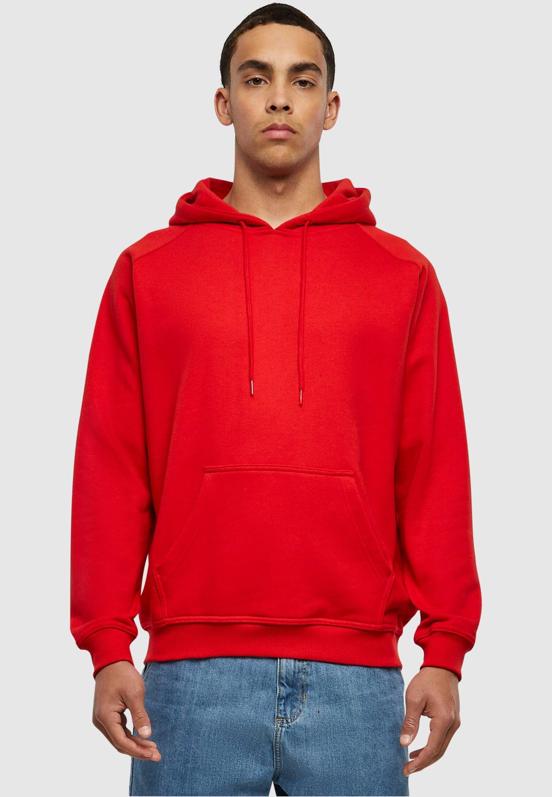 URBAN Sweater red Hoody (1-tlg) Blank Herren CLASSICS