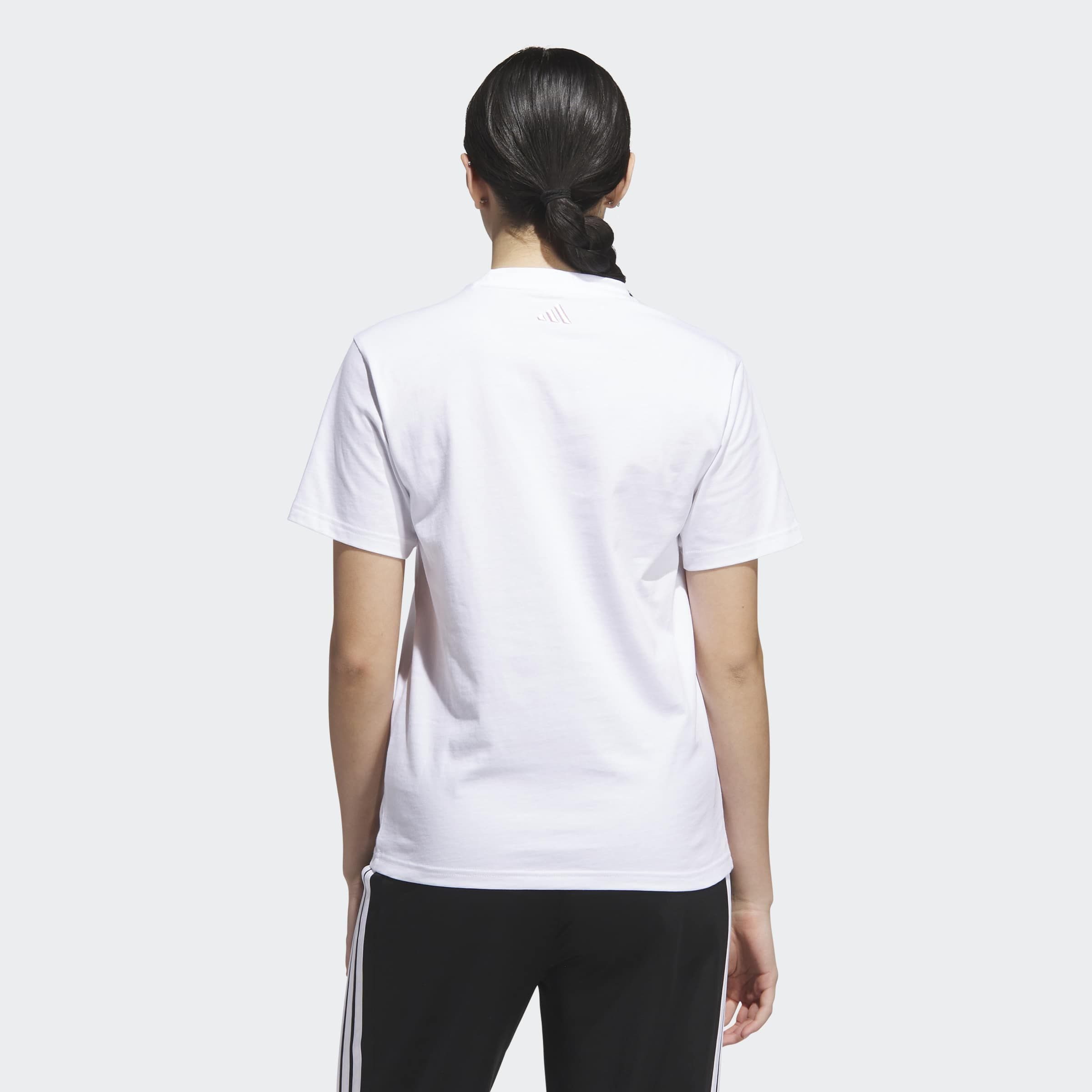 adidas Sportswear T-Shirt SEASONAL ESSENTIALS CUPCAKE GRAPHIC sportlicher Stil, ohne Verschluss, mit Cupcake-Motiv