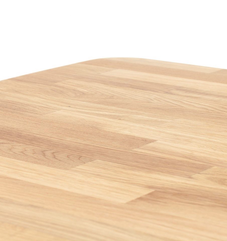 MCA furniture Esstisch OSKAR, Massivholz, Wildeiche oder Kernbuche, ausziehbar (no-Set)