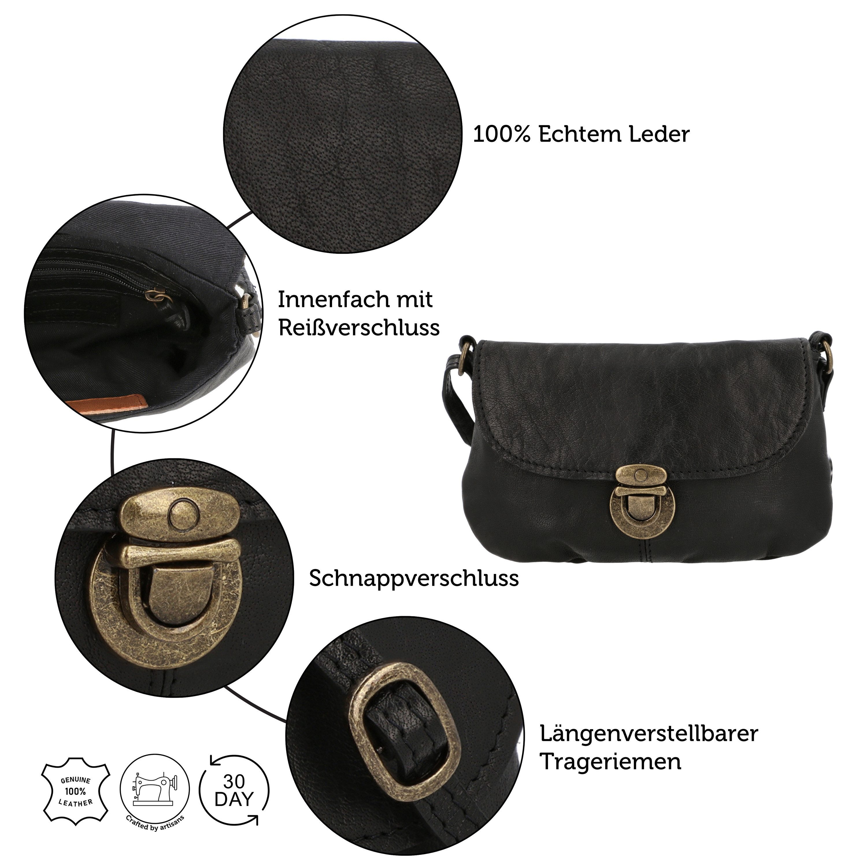Gusti Leder Handtasche Gusti Leder Handtasche Rona (1-tlg)