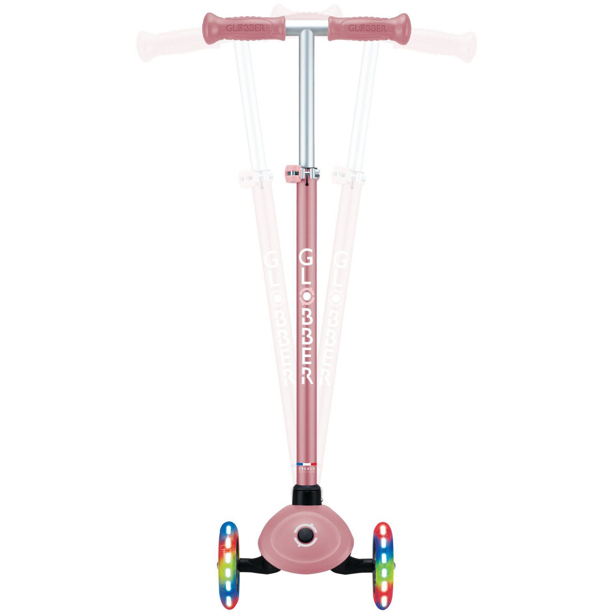 Globber Scooter GLOBBER Primo Plus Lights inkl. Helm, Scooter