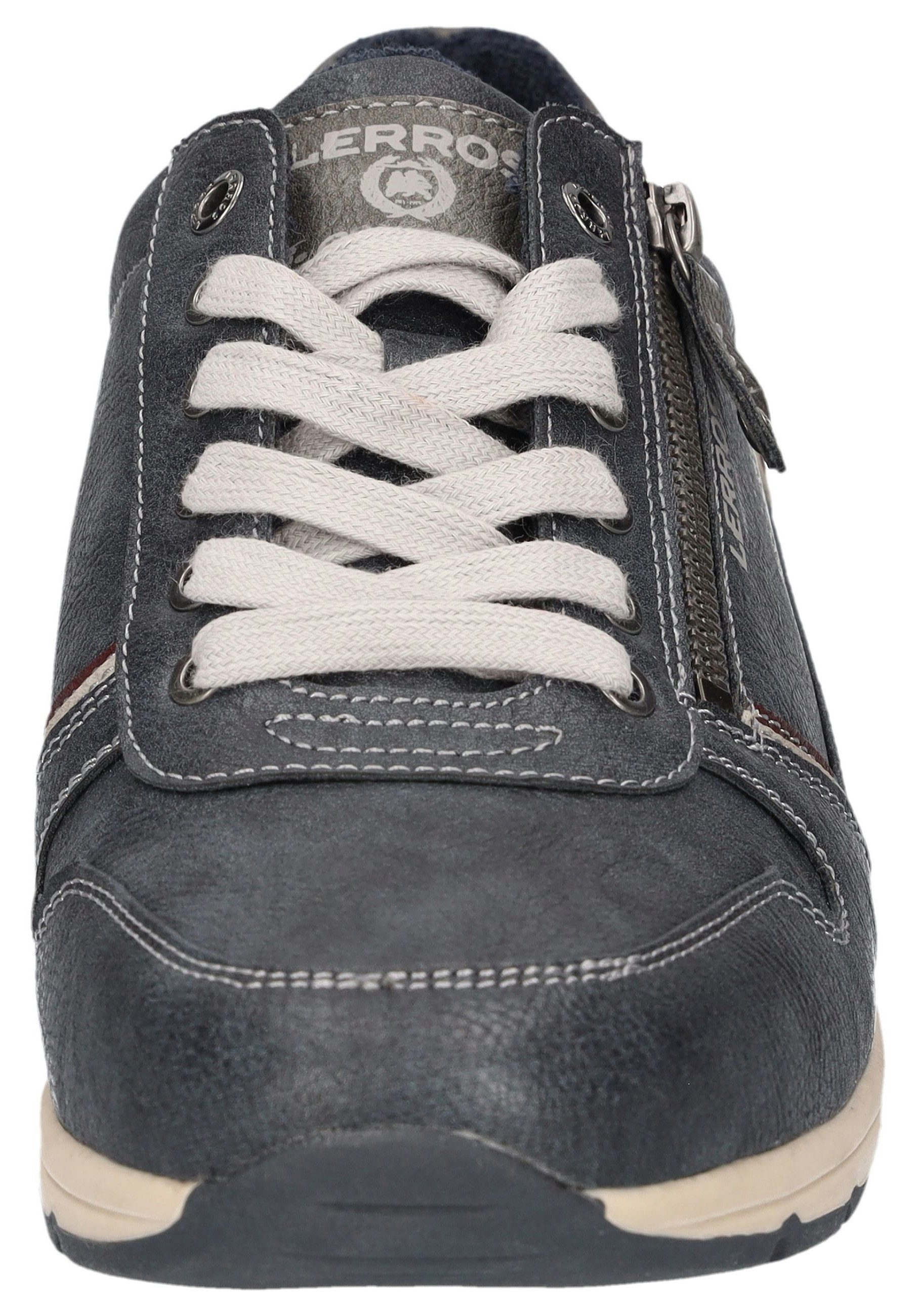 LERROS Sneaker Schnürschuh, Freizeitschuh, Halbschuh mit Reißverschluss