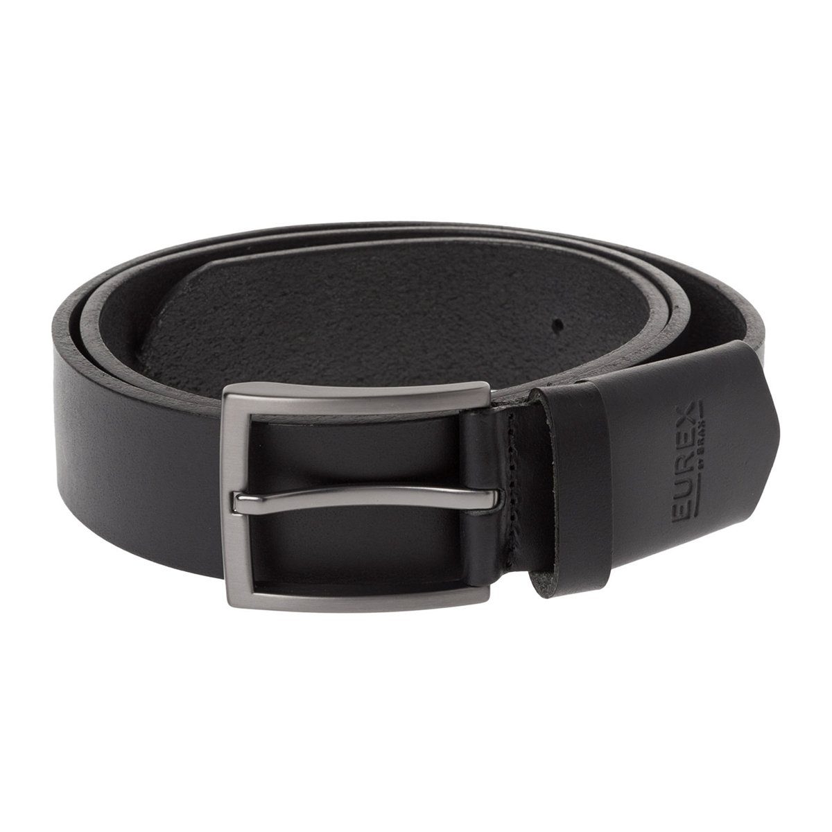 EUREX by BRAX Ledergürtel Eurex Stretcheinsatz Ledergürtel schwarz Überläng günstig online kaufen
