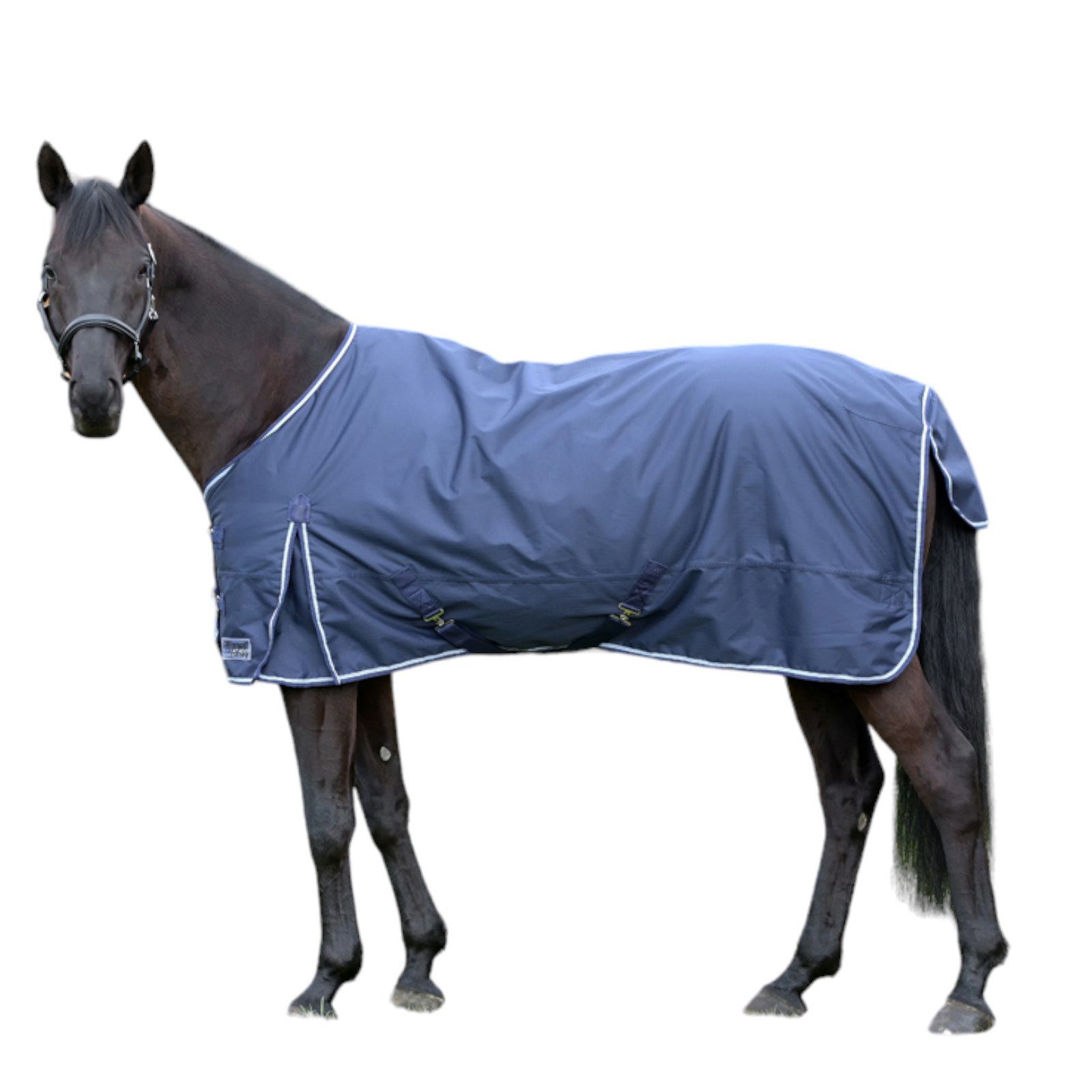 Pferde-Regendecke Outdoordecke Kingston für Pferde, navy, 100g/m², 145 cm
