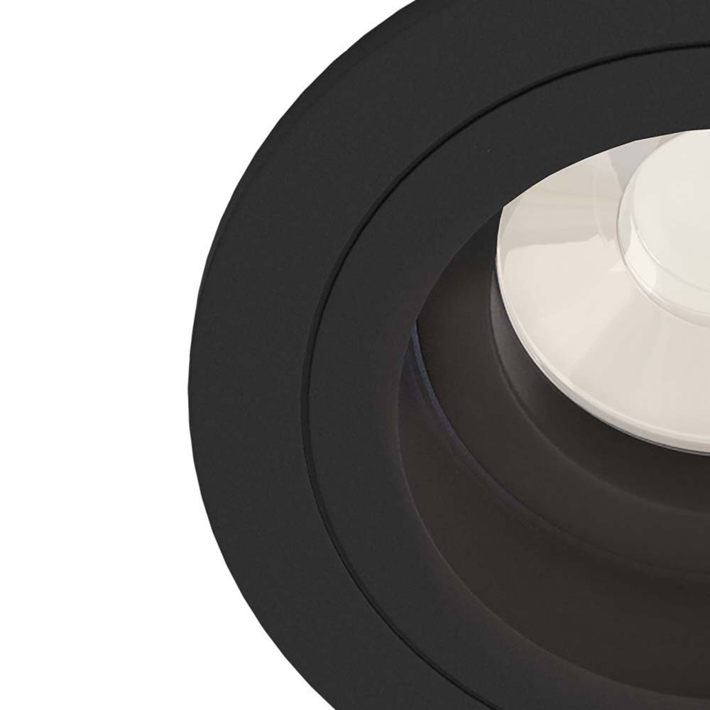 Maytoni Einbauleuchte, Leuchtmittel nicht inklusive, Einbaulampe Einbauleuchte Deckenleuchte Deckenlampe Flur Rund
