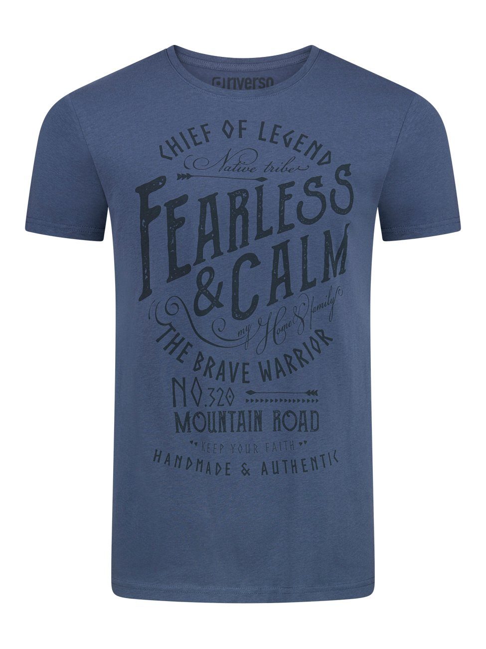 riverso T-Shirt Herren Printshirt RIVLeon Regular günstig online kaufen