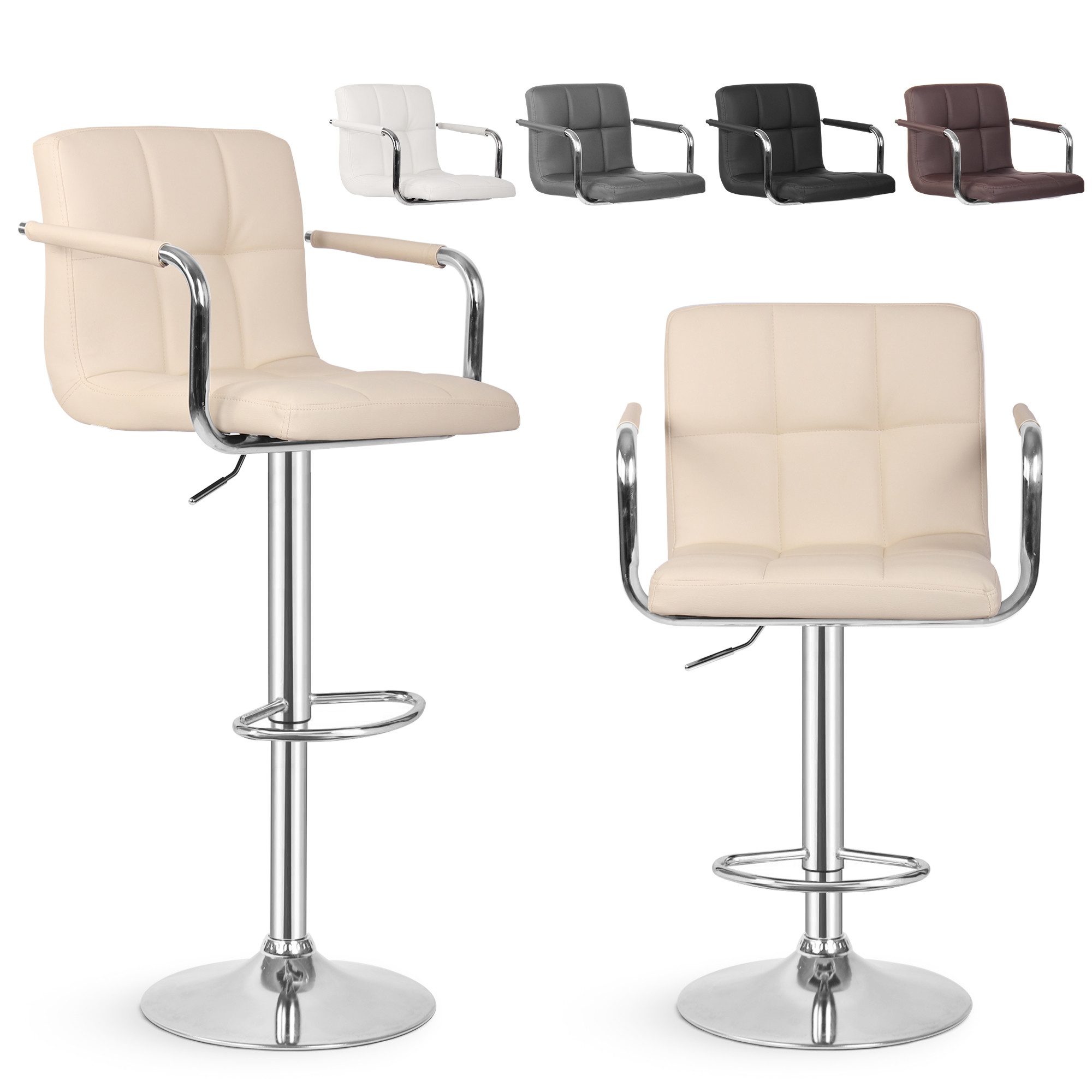 MIADOMODO Barhocker Barstuhl 2er Set mit günstig online kaufen