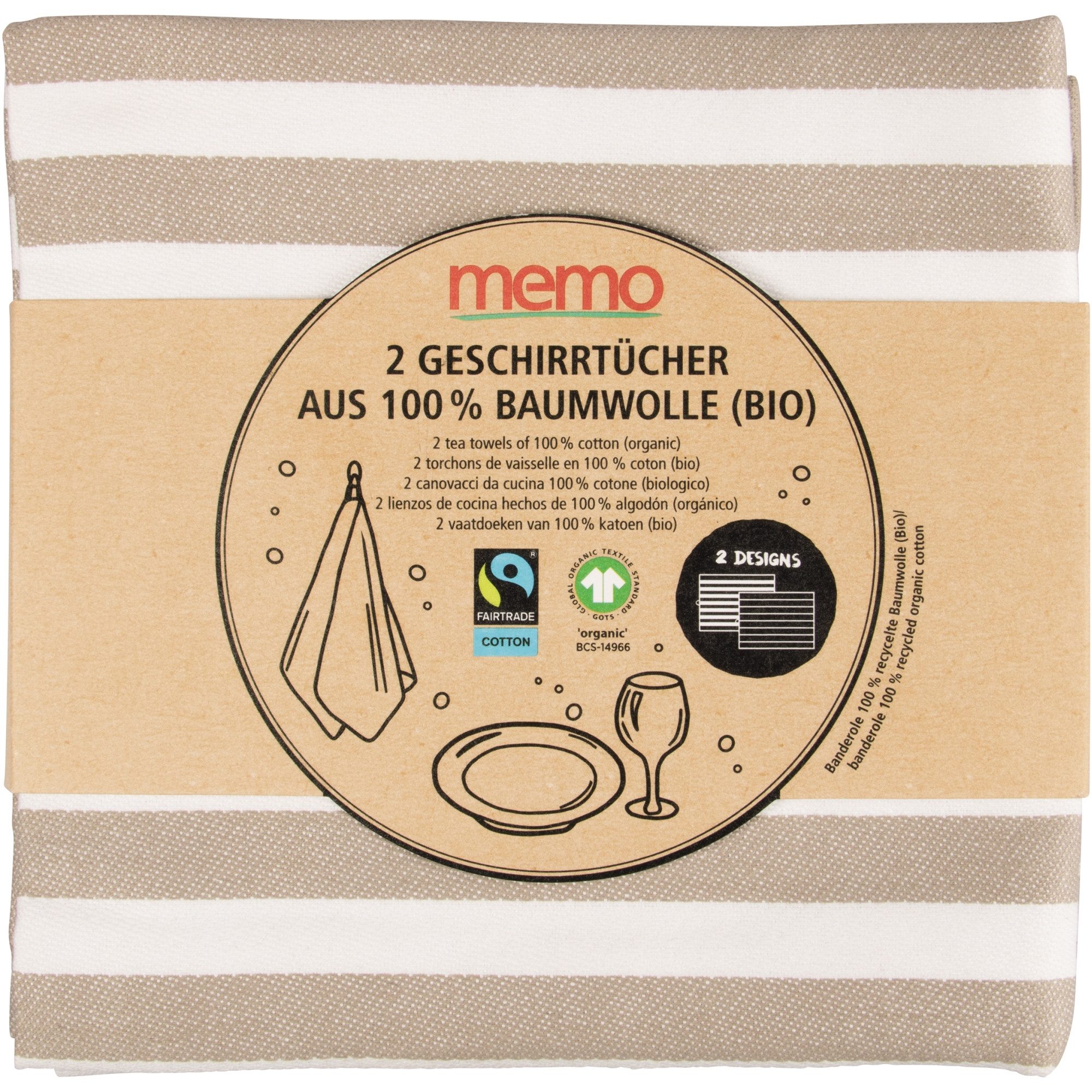 memo Geschirrtuch Memo Geschirrtuch G1494 Baumwolle günstig online kaufen