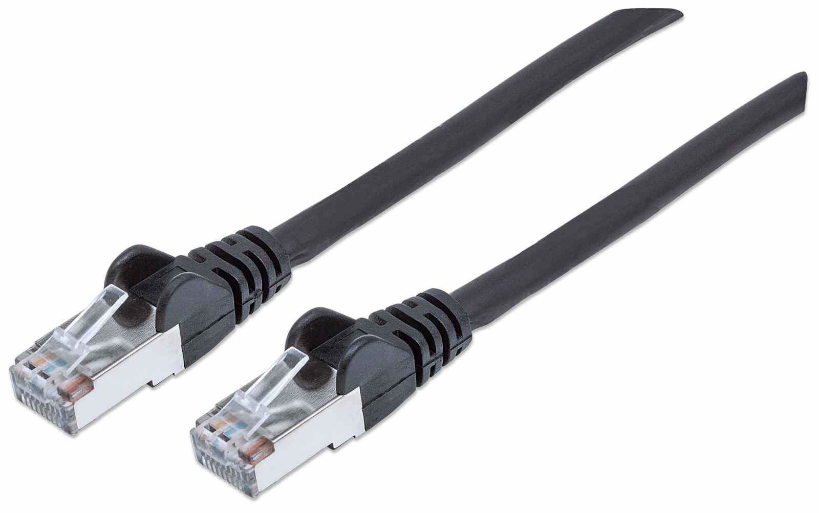 Intellinet Intellinet Patchkabel Cat6a-Stecker/Cat7-Rohkabel 1,5m sw LAN-Kabel