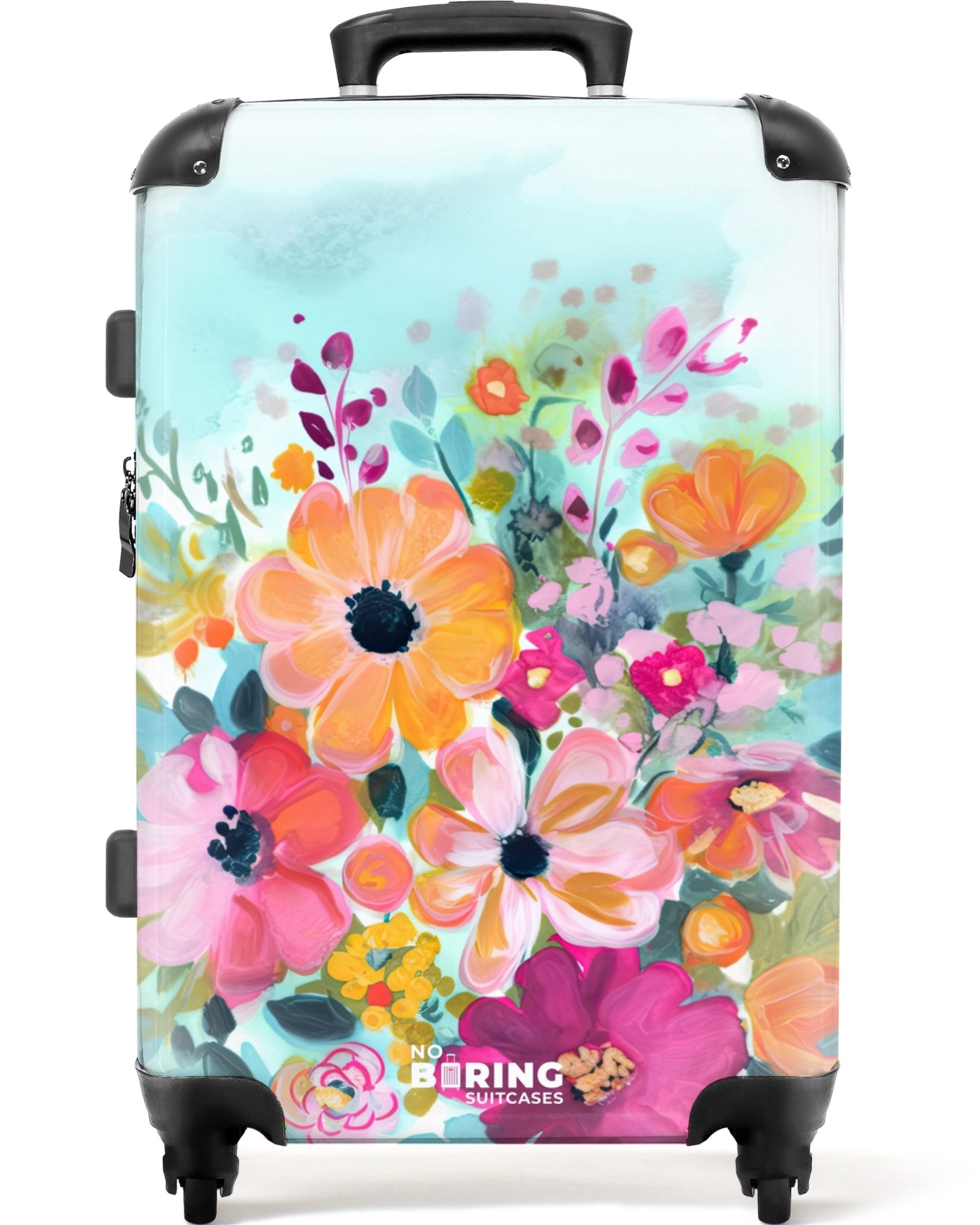 NoBoringSuitcases.com© Hartschalen-Trolley mit leuchtende Räder - günstig online kaufen