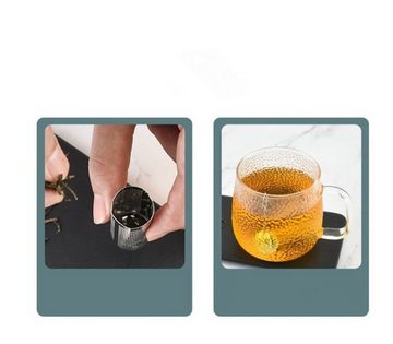 LENBEST Teesieb Teesieb 4 Stück Teezange aus Edelstahl,Teeei für Losen Tee, (4-St), Edelstahl, Teefilter, Teeei in Verschiedenen