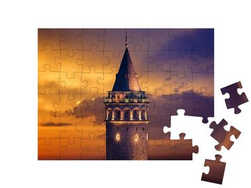 puzzleYOU Puzzle Galata Tower, Istanbul, Türkei, 48 Puzzleteile, puzzleYOU-Kollektionen Türkei