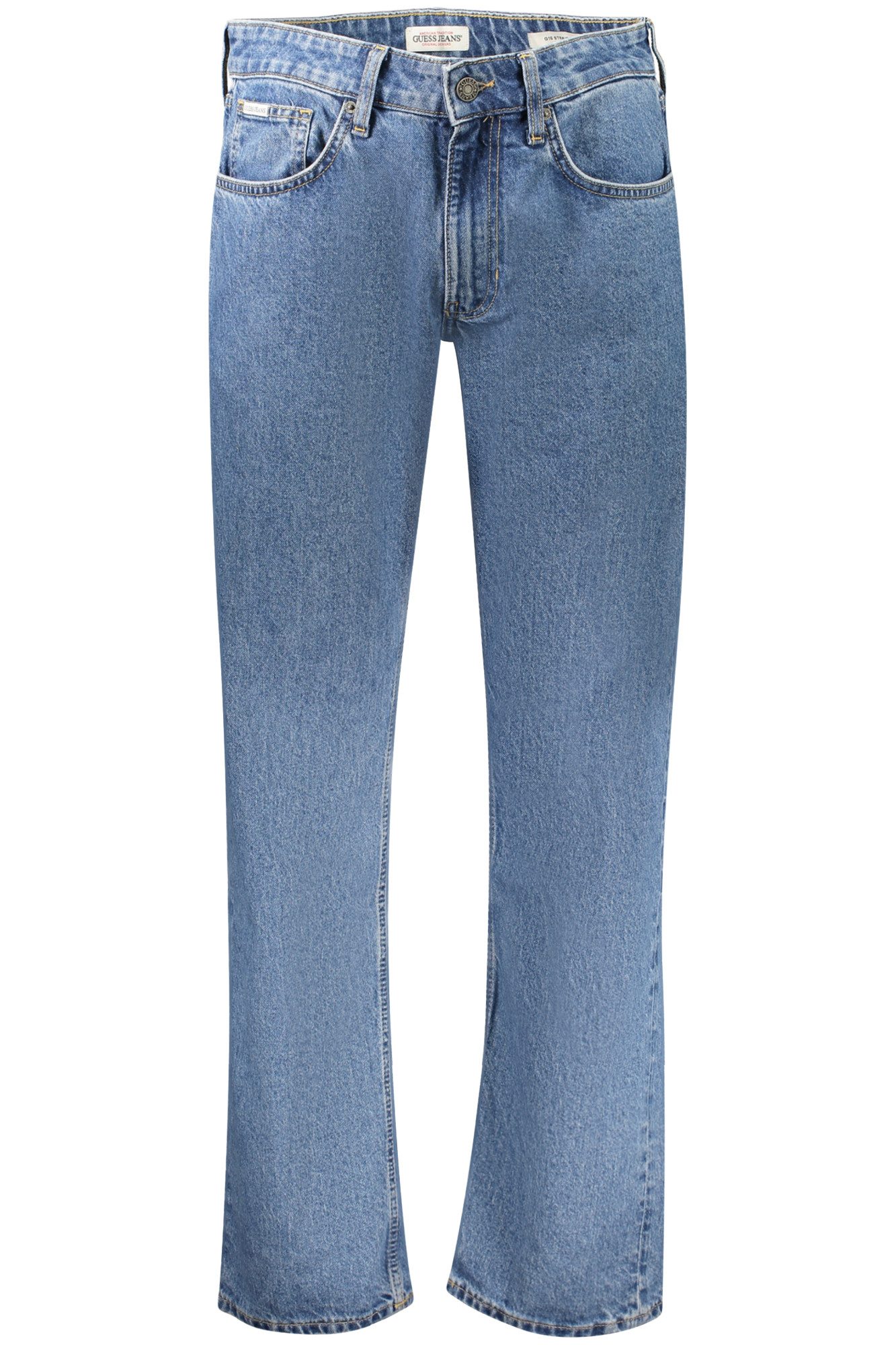 GUESS JEANS 5-Pocket-Jeans Herren-Denimjeans Blau, Gerader Schnitt, 5 Tasch günstig online kaufen