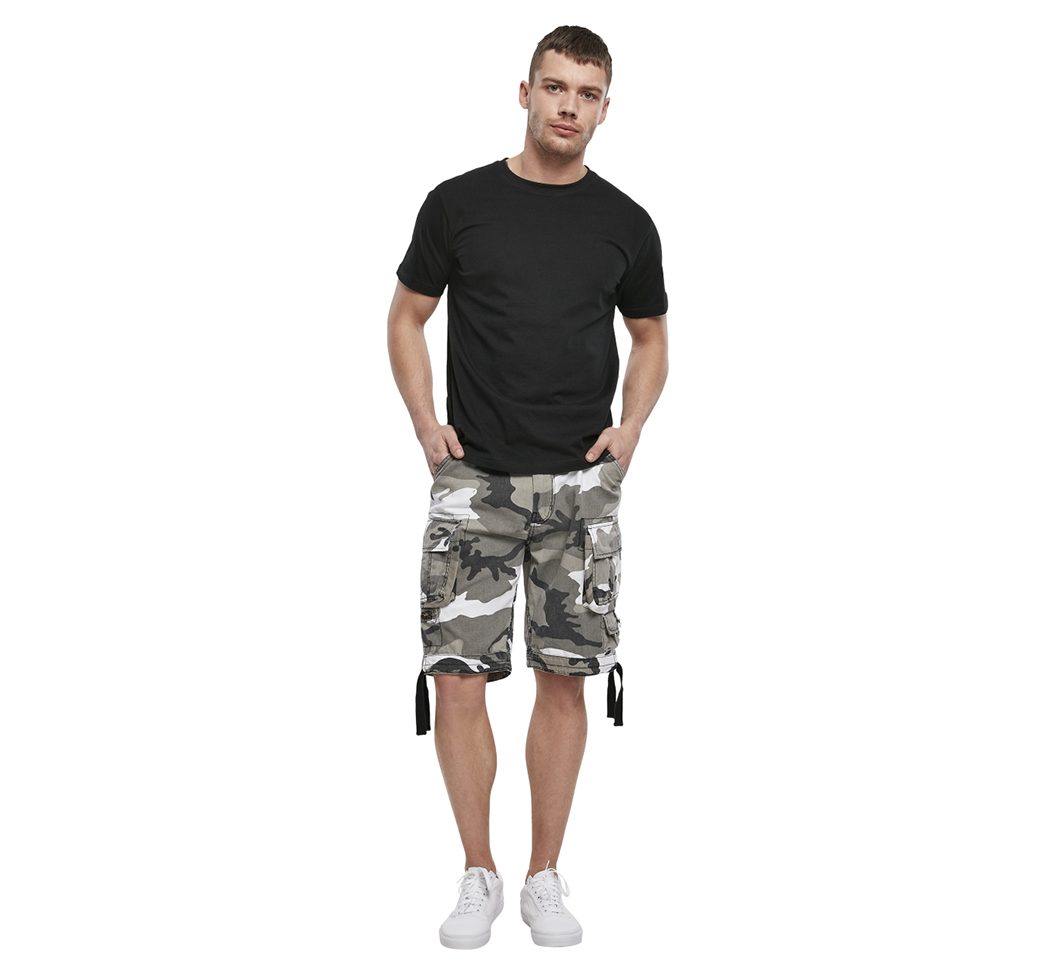 Brandit Cargohose Herren Bermuda Cargo Shorts knielang Kurze Hose Short Gürtel Knielang – Bild 2 von 5