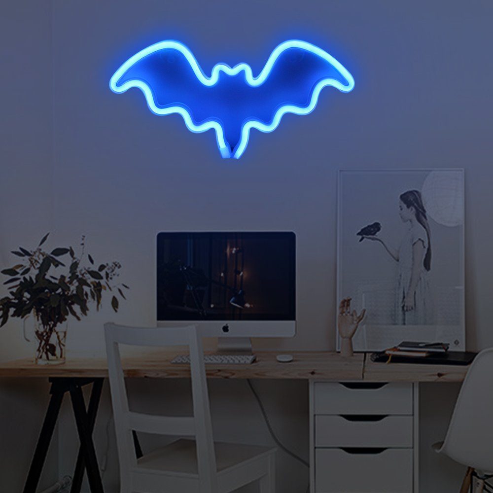 MUPOO LED Dekolicht LED Neon Sign Neon Schild - USB oder batteriebetrieb Neonlicht, Leuchtschilder Neon Sign Light, Schlafzimmer Weihnachten Party Kinderzimmer,Wand LED Deko