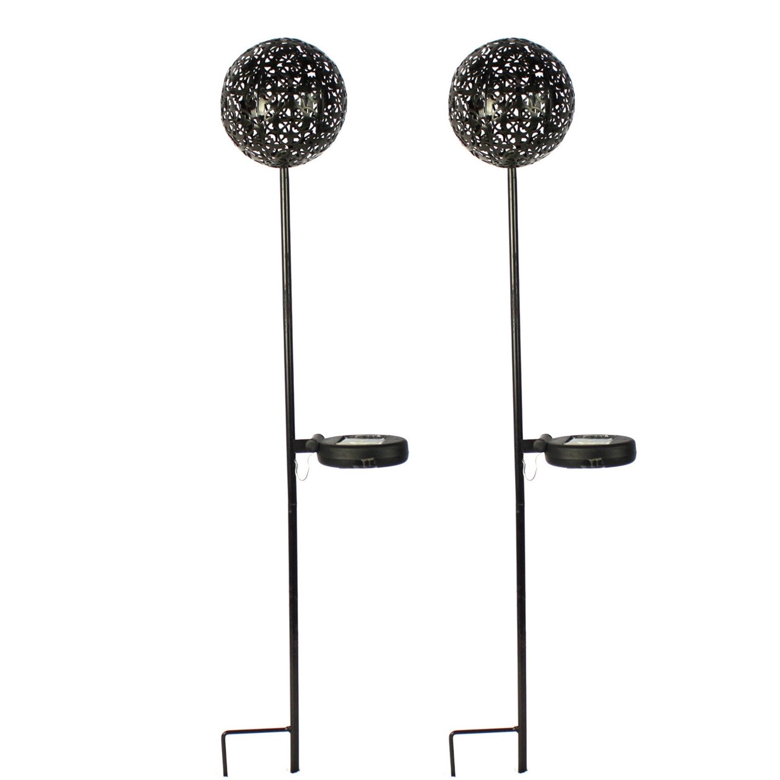 HTI-Living LED Solarleuchte Solarlampe Luna 2er günstig online kaufen