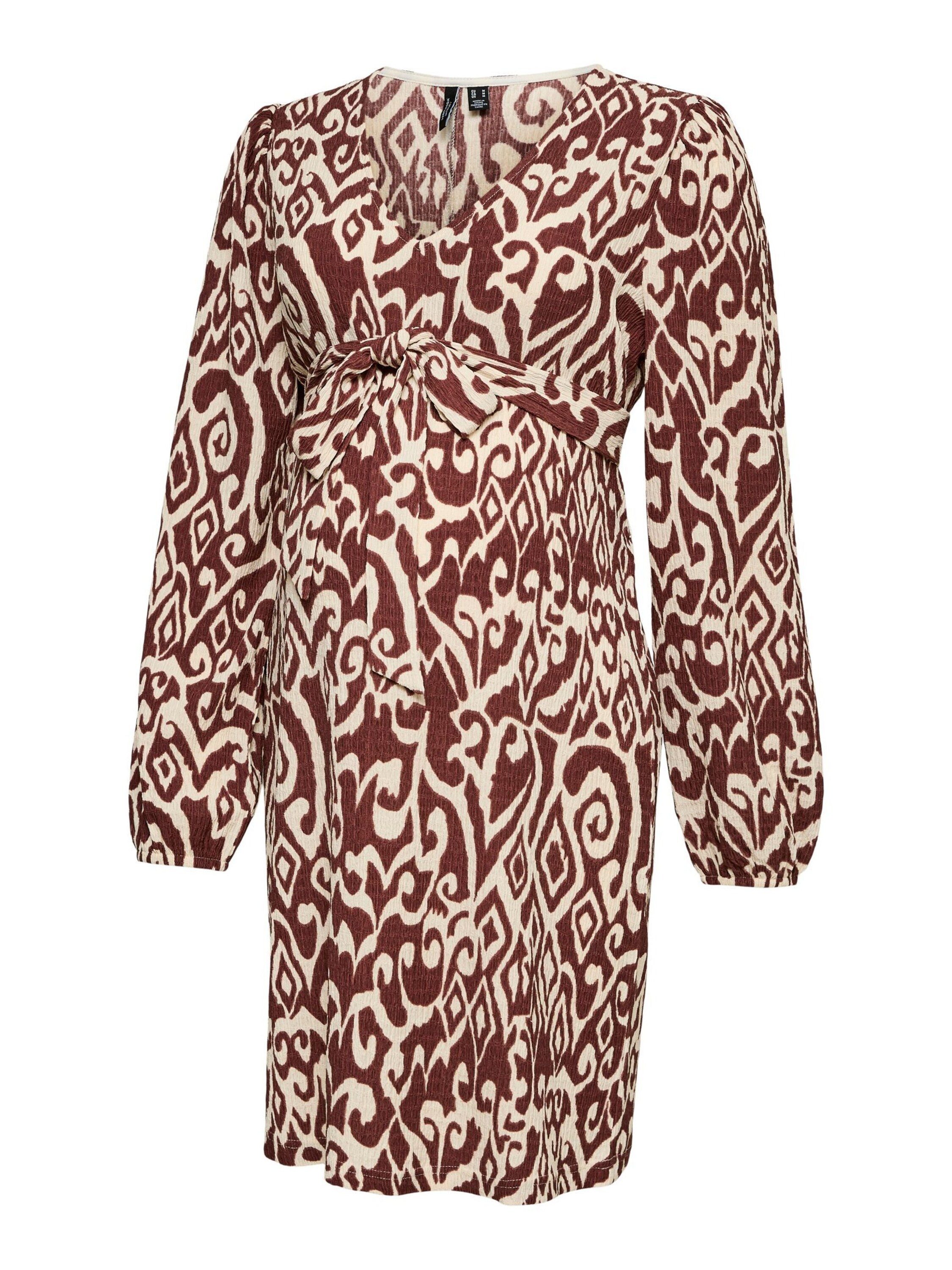 Vero Moda Maternity Blusenkleid VMMFriga (1-tlg) Drapiert/gerafft