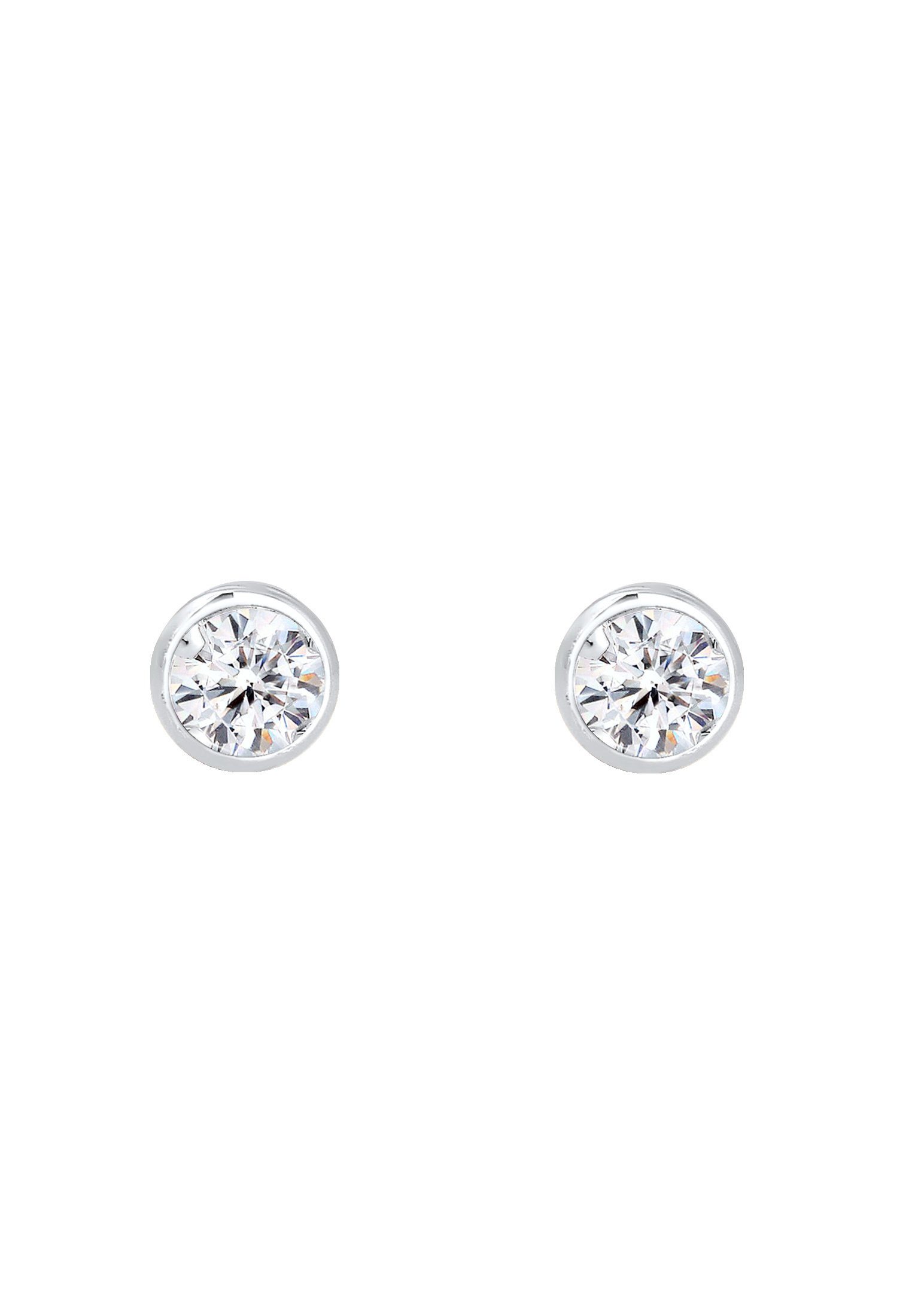 Elli Paar Ohrstecker Stecker Kristalle Klassisch 925 Silber