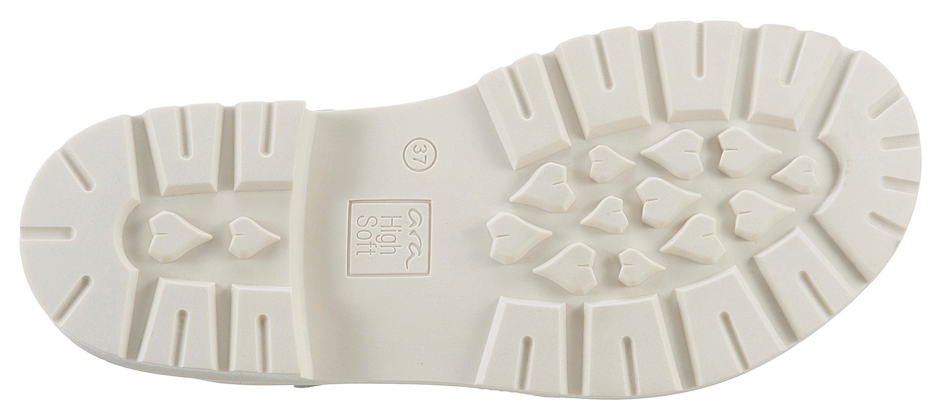 Ara DOVER Sandalette mit Microfaser-Wechselfußbett, beige H-Weite