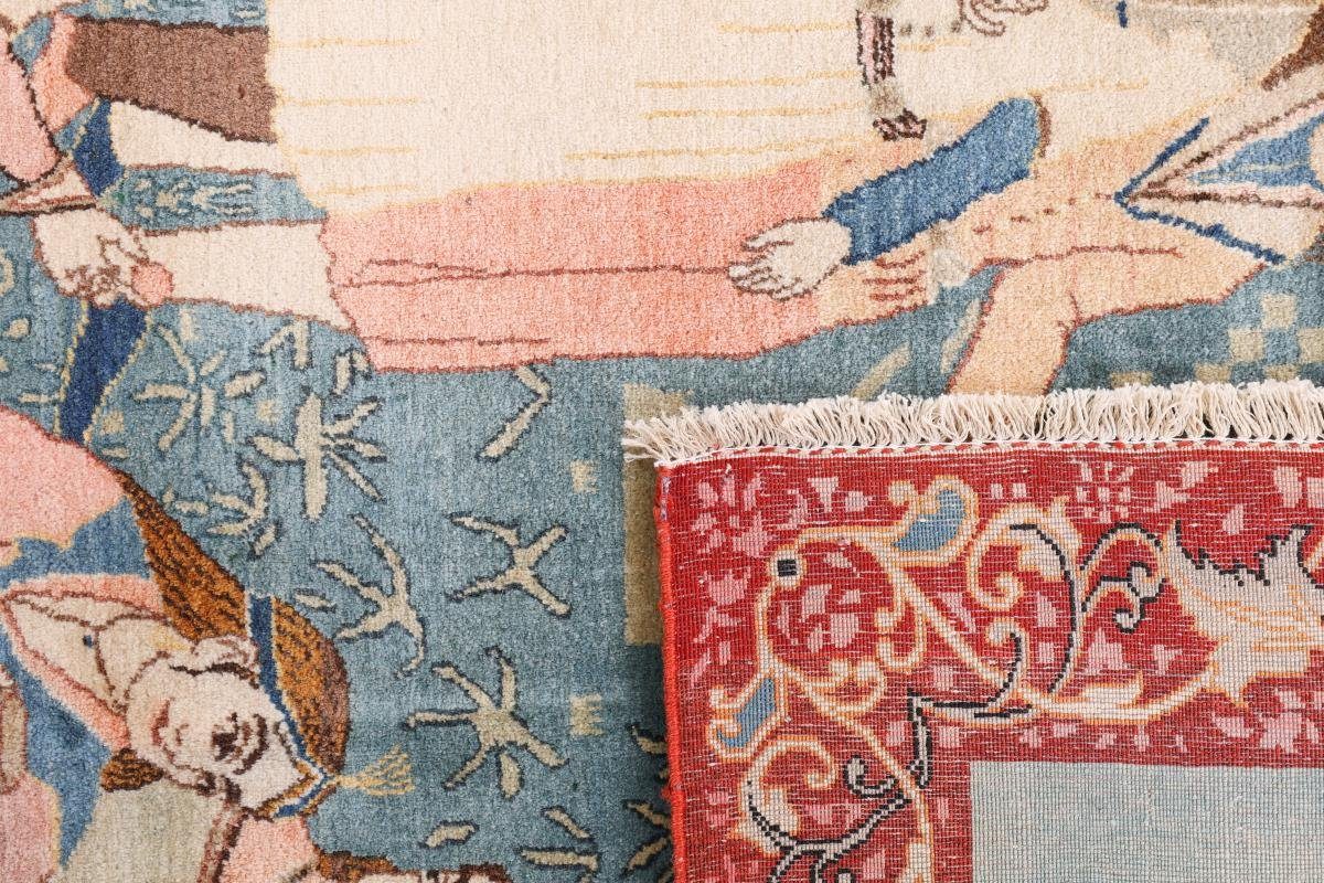 Isfahan / Höhe: Trading, 133x213 8 rechteckig, Antik Perserteppich, Orientteppich Handgeknüpfter mm Orientteppich Nain