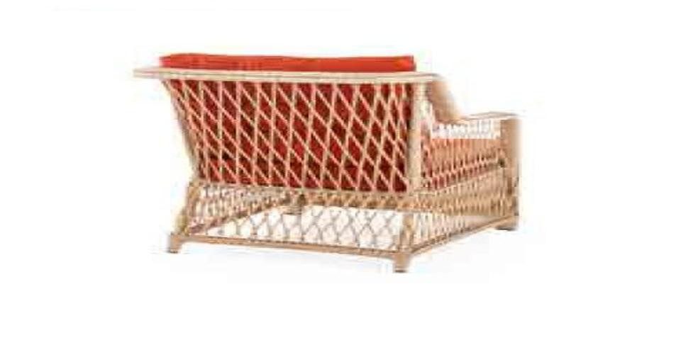 Xlmoebel Gartenlounge-Set Sofagarnitur mit Tisch und Hockern, wetterbeständig und komfortabel, (6-tlg., 6tlg.Veranda Set (Sofa 2 + 1 + 1 Sitzer + Esstisch + 2x Hocker), Hergestellt in Europa