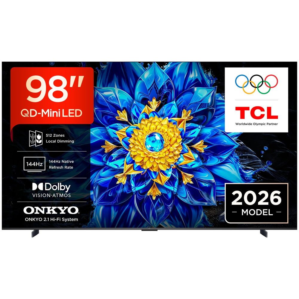 TCL 98QLED810LX1 QLED-Fernseher (98 Zoll, 4K Ultra HD)
