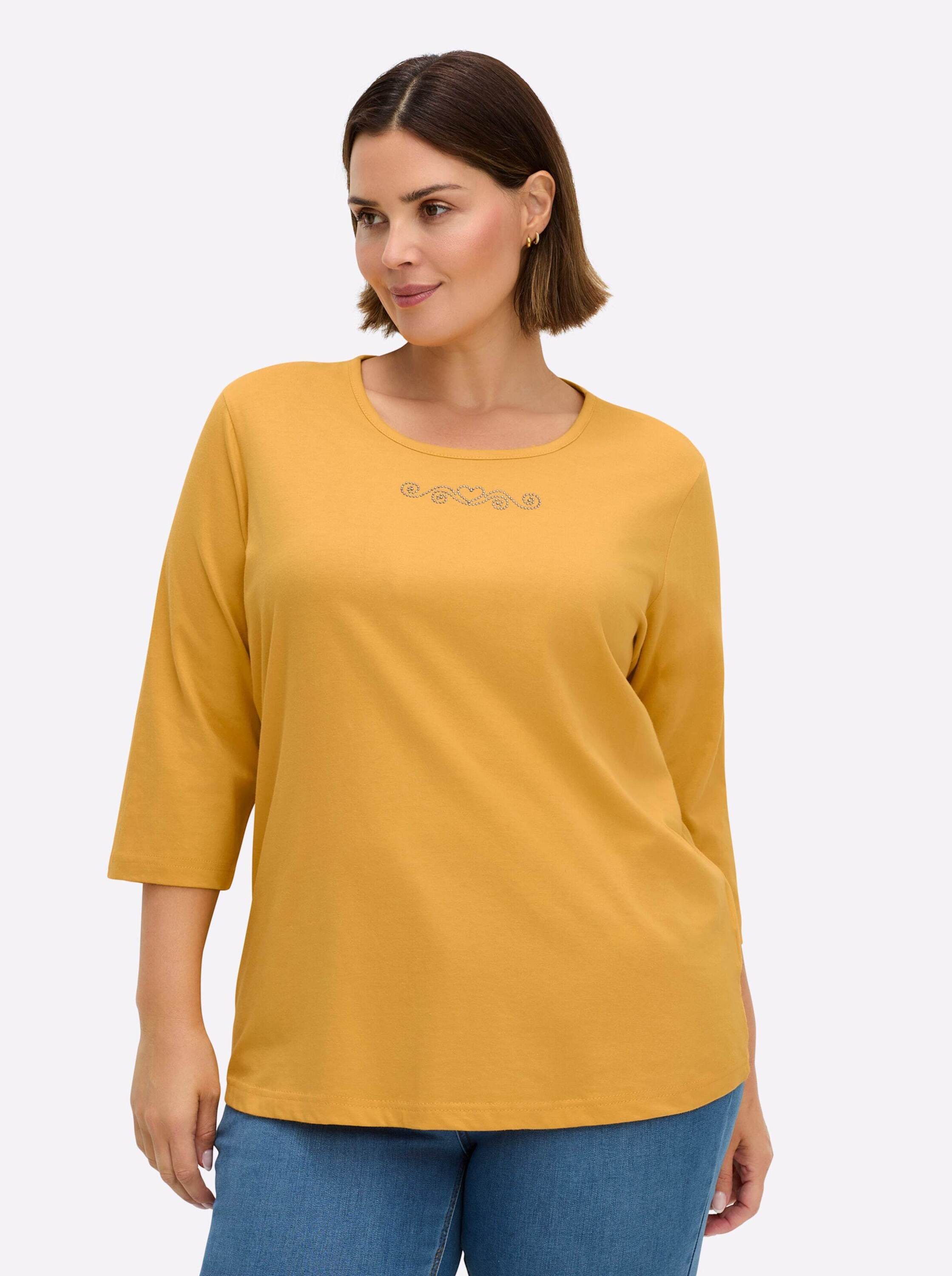 Sieh an! T-Shirt 3/4-Arm-Shirt 3/4-Arm günstig online kaufen
