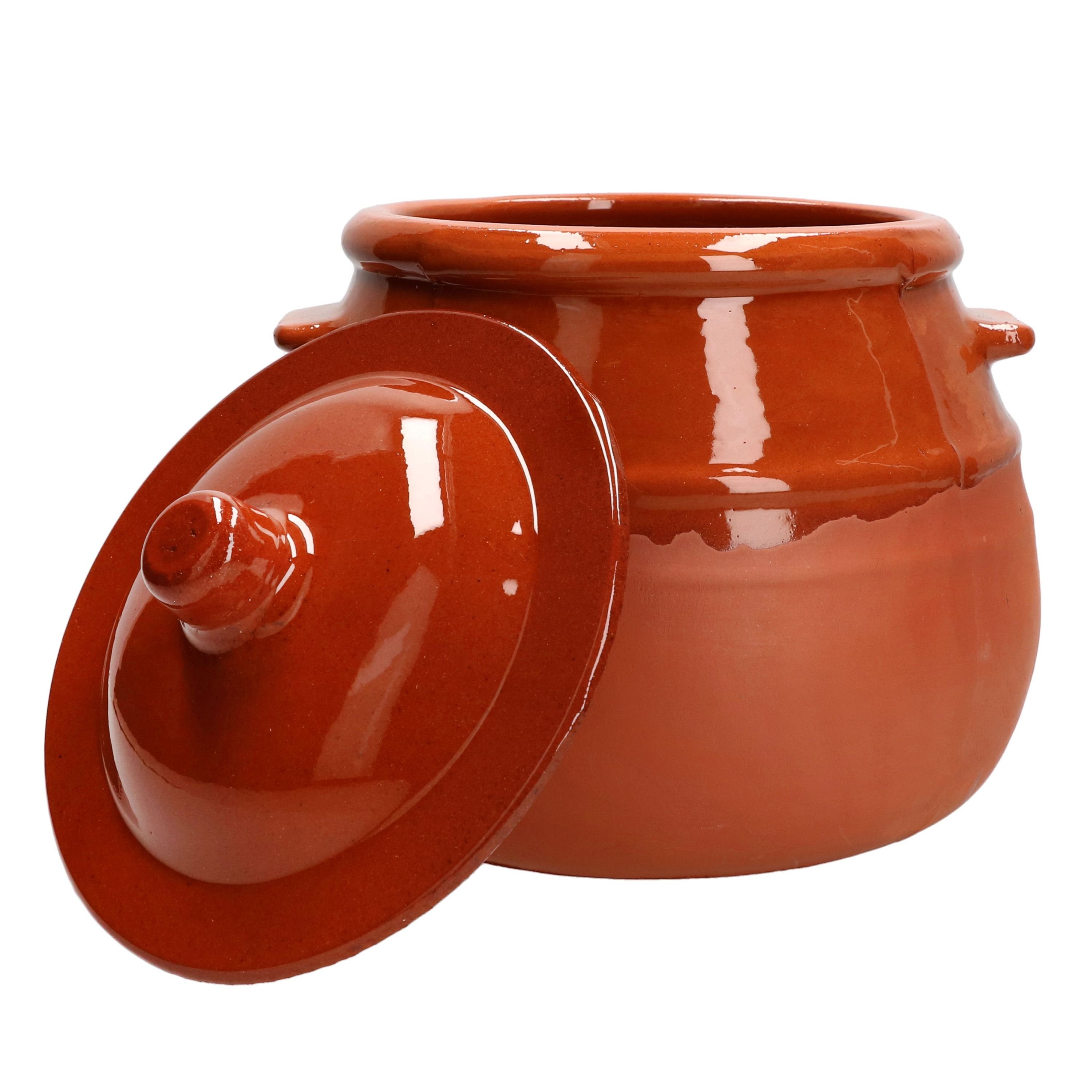 MamboCat Schmortopf Tontopf mit Deckel Stewpot 2l - 12974