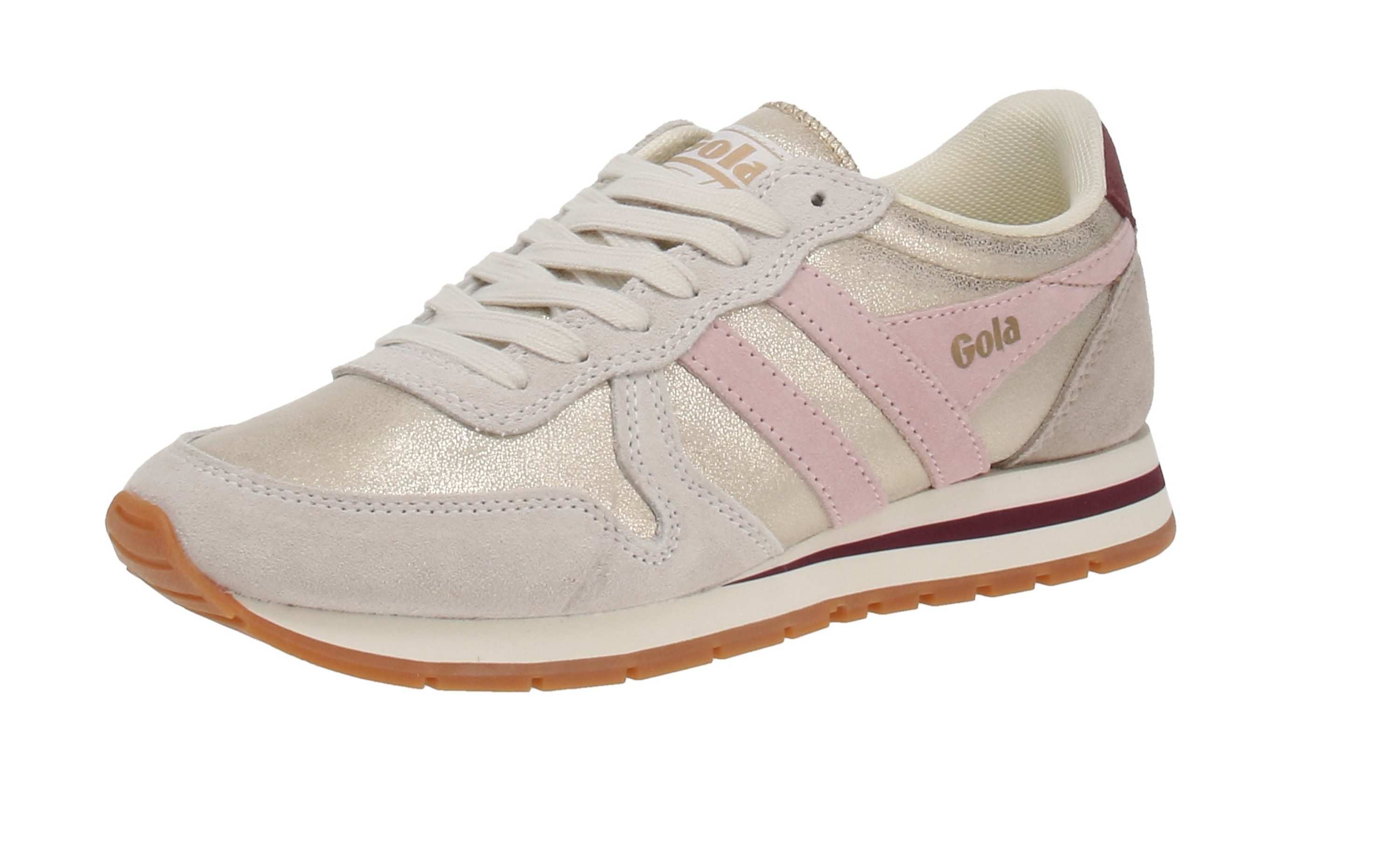 Gola Daytona Blaze Gold-Chalk-Pink-Windsor-Wine Sneaker günstig online kaufen
