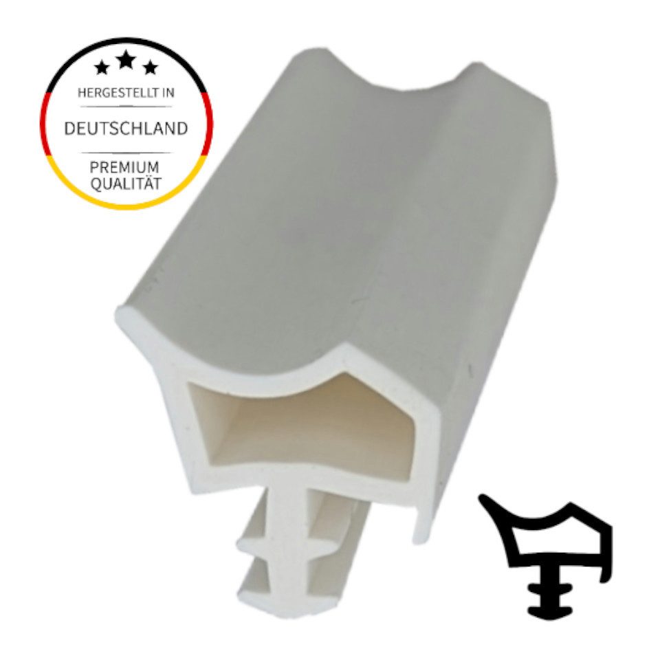 Einfach Dichtungen Türdichtband Innentürdichtung I 5m I Farbe Weiß