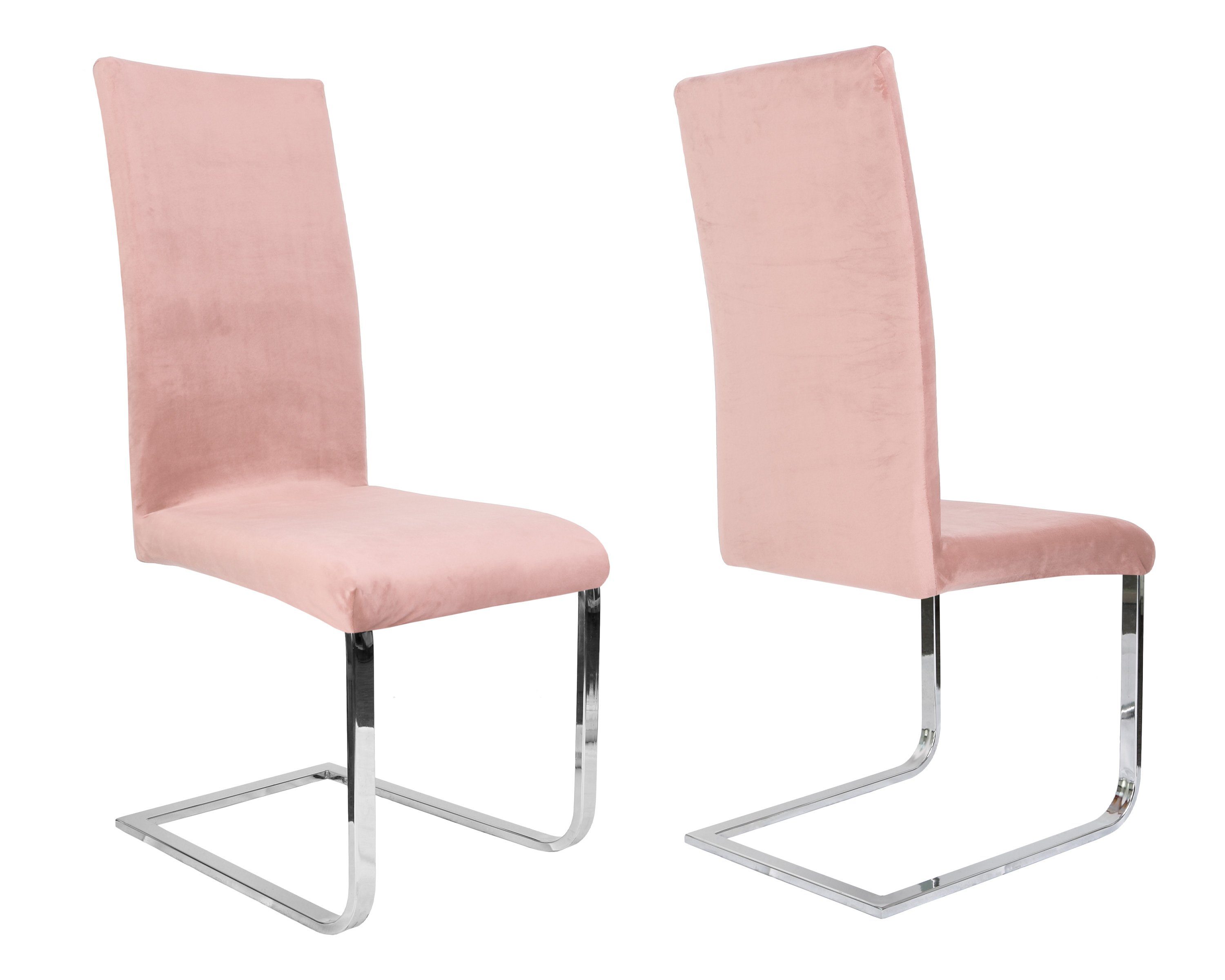 Beautex Stuhlhusse Samt Stretch für Stühle & Schwingstühle LEA