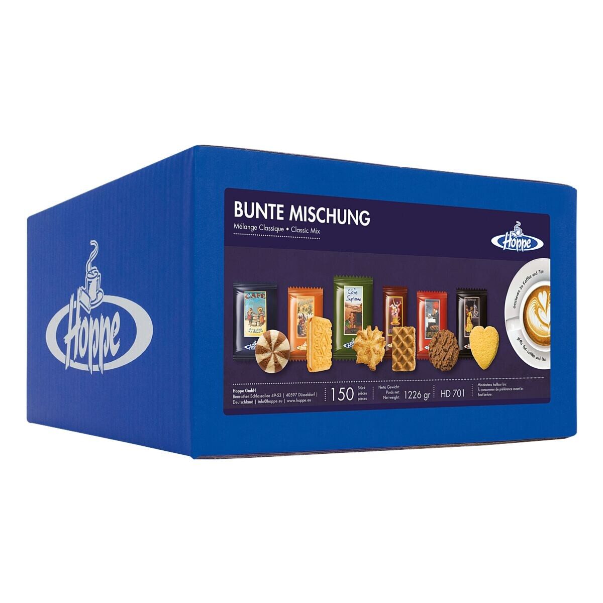 HOPPE Kekse Bunte Mischung, 150 Stück