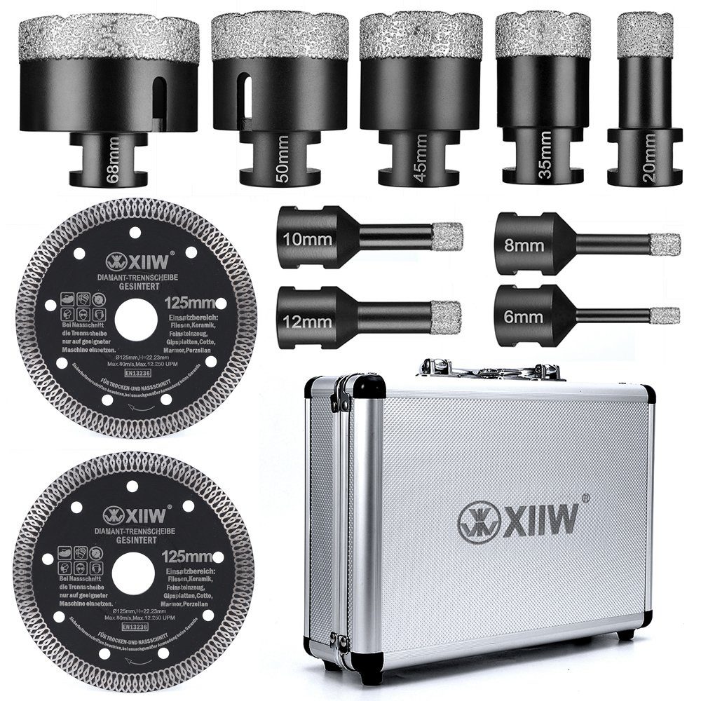 XERSEK Lochsäge 11TTLG M14 6-68 mm Diamant Bohrkrone Fliesenbohrer Diamantb günstig online kaufen