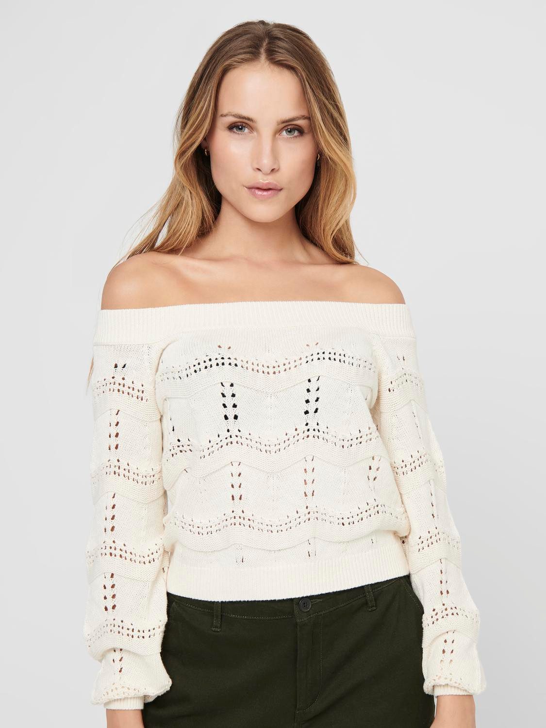 ONLY Strickpullover ONLVILDA LIFE L/S PULLOVER KNT NCA günstig online kaufen