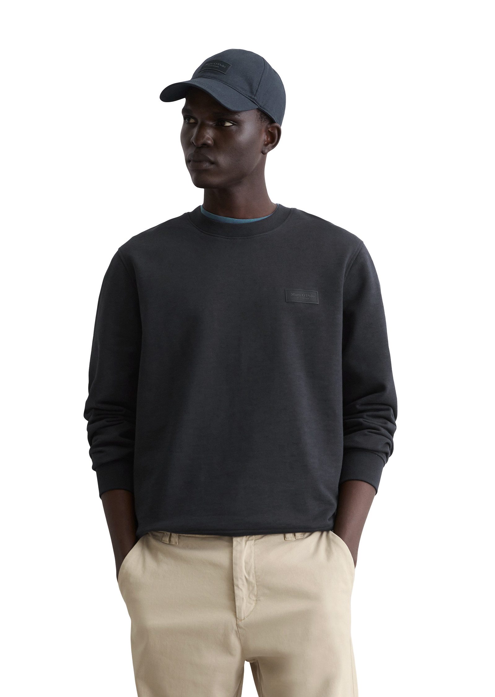 Marc O'Polo Sweatshirt mit leicht unregelmäßiger günstig online kaufen