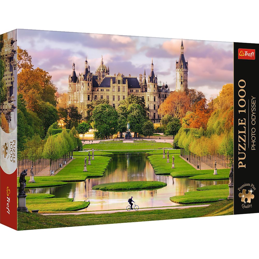 Trefl Puzzle Trefl, Schweriner Schloss, 1000 Teile Premium Plus Puzzle, 1000 Puzzleteile