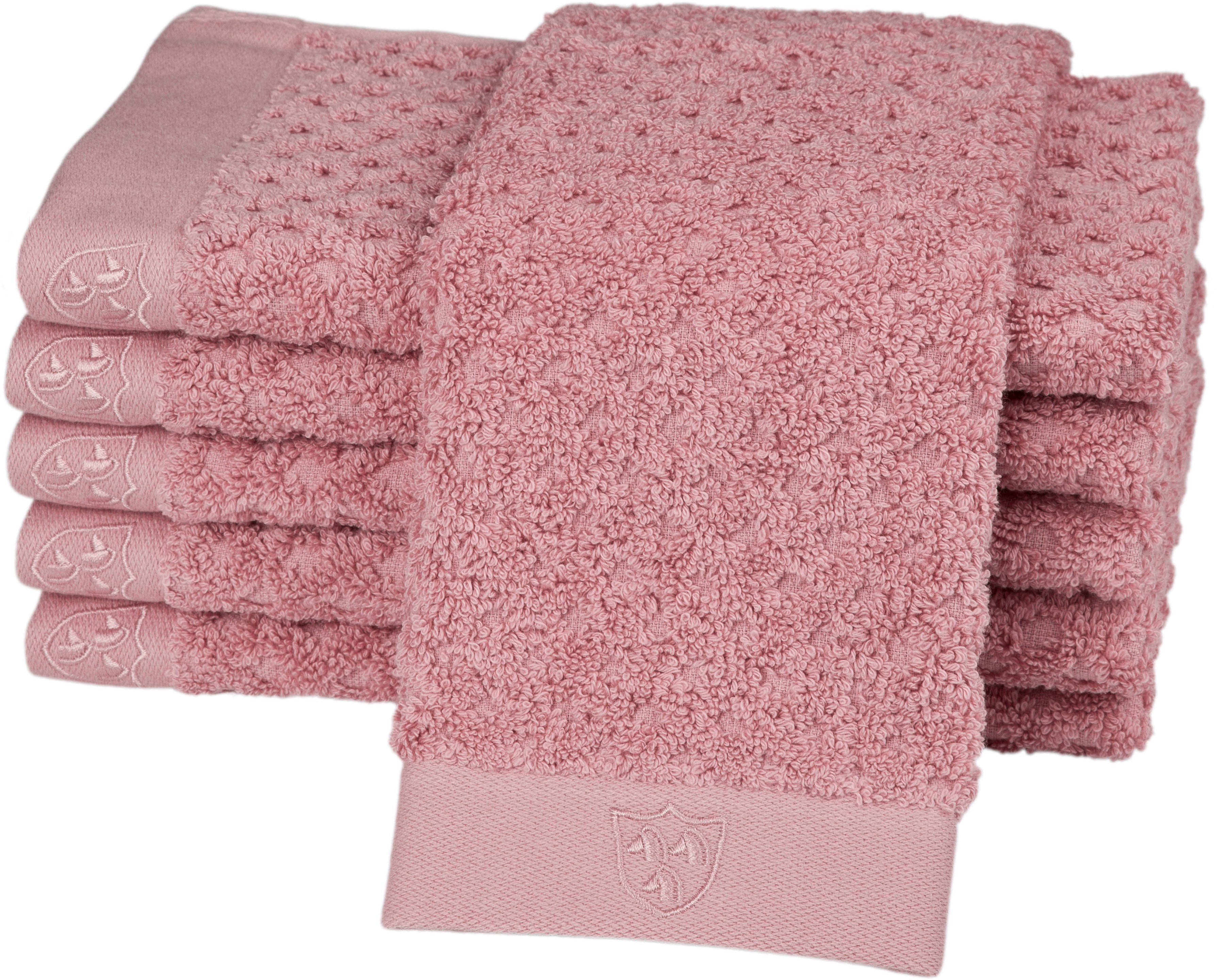 ROSS Gästehandtücher Harmony Frottier (6-St), 100 % Baumwolle mehr