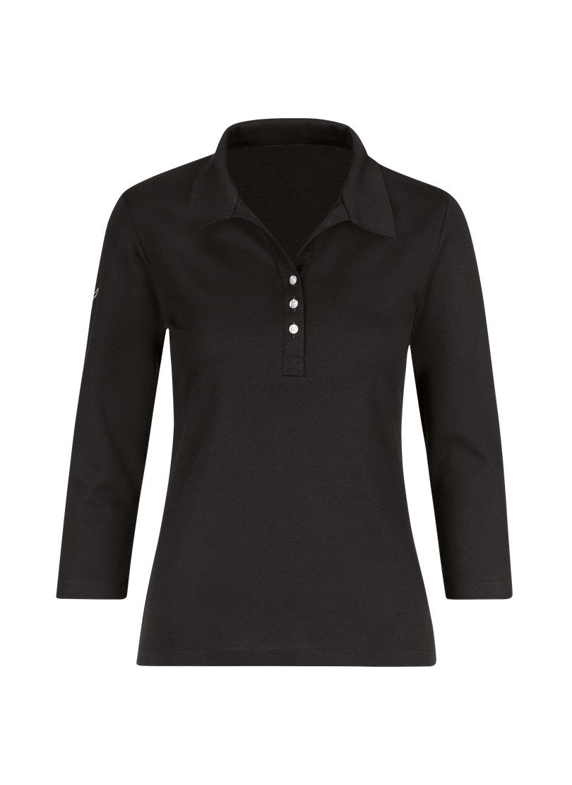 Trigema Poloshirt TRIGEMA Poloshirt mit Kristallsteinen günstig online kaufen