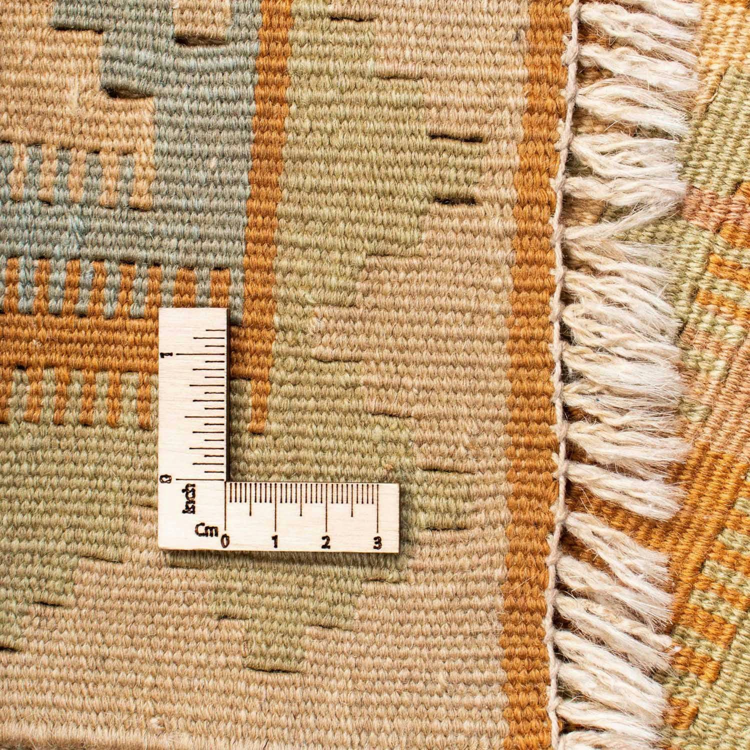 Wollteppich Kelim Marrone 4 mm, rechteckig, Nomadisch morgenland, 195 Höhe: x Fars OrientOptik 156 cm, chiaro