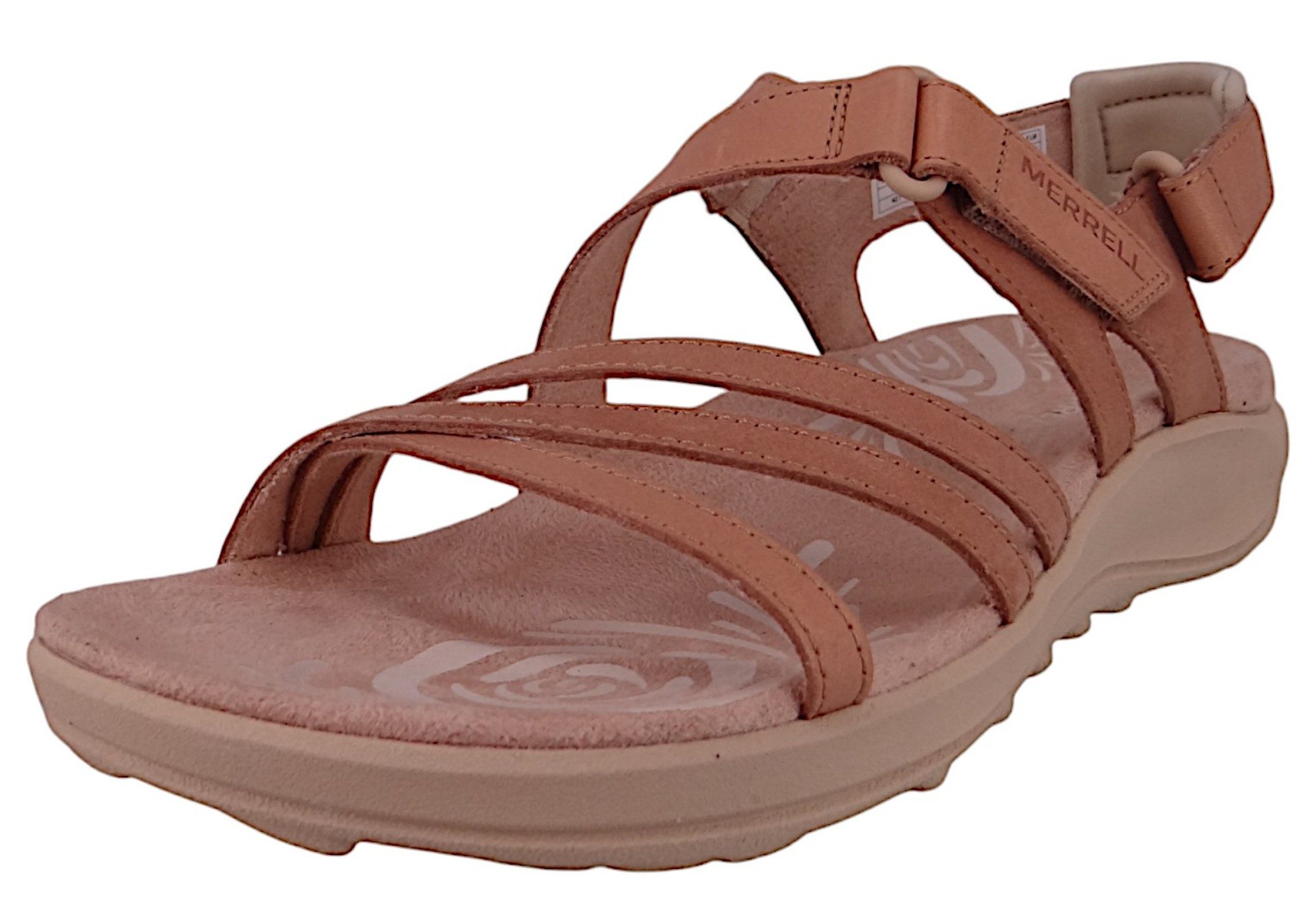 J008002 Harbor Backstrap TAN Rose Sandale