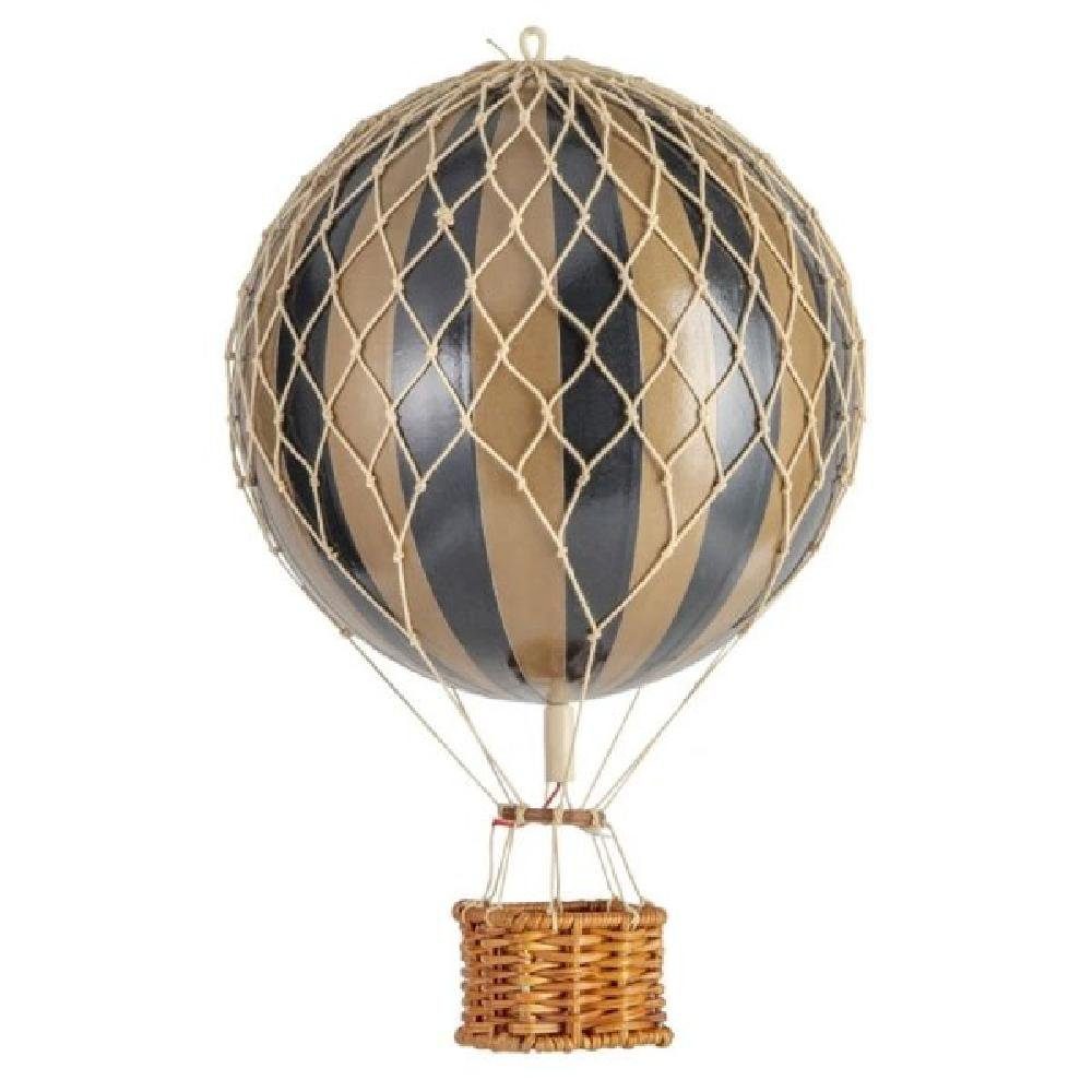 Spiel Ballon Travels Light Gold Schwarz (18cm)