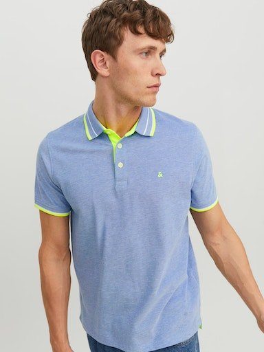 Jack & Jones POLO Poloshirt Bright Cobalt JJEPAULOS SS NOOS