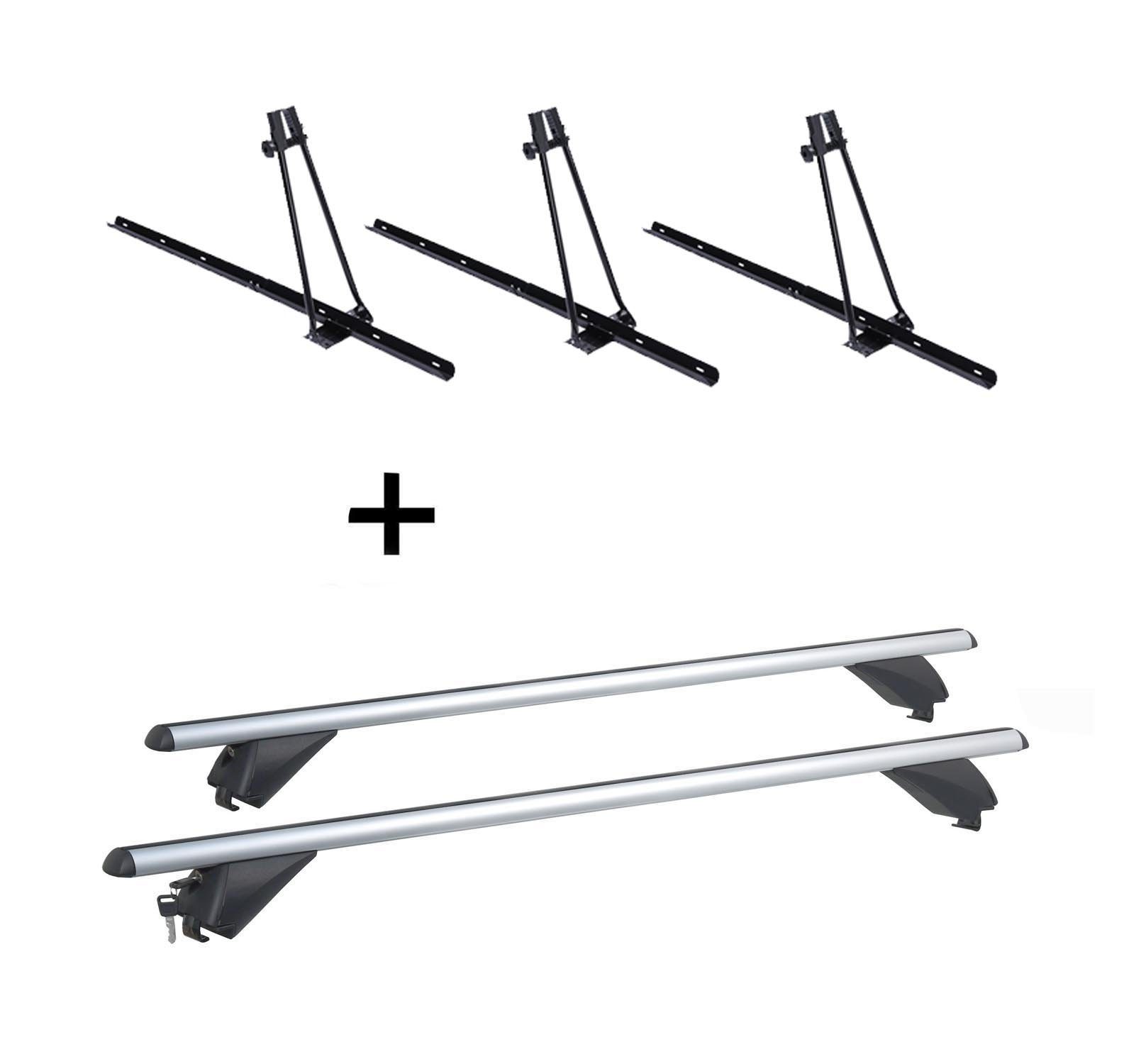 Alu kompatibel + ORION (5Türer) mit Dachträger 2010-2017 Fahrradträger Mini 3x mit Mini Reling), anliegender Countryman Ihren Countryman 2010-2017 Dachträger VDP (5Türer) RB003 (Für