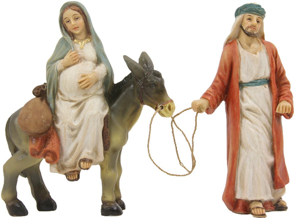 FADEDA Krippenfigur 2x FADEDA Herbergssuche, Höhe in cm: 8,5