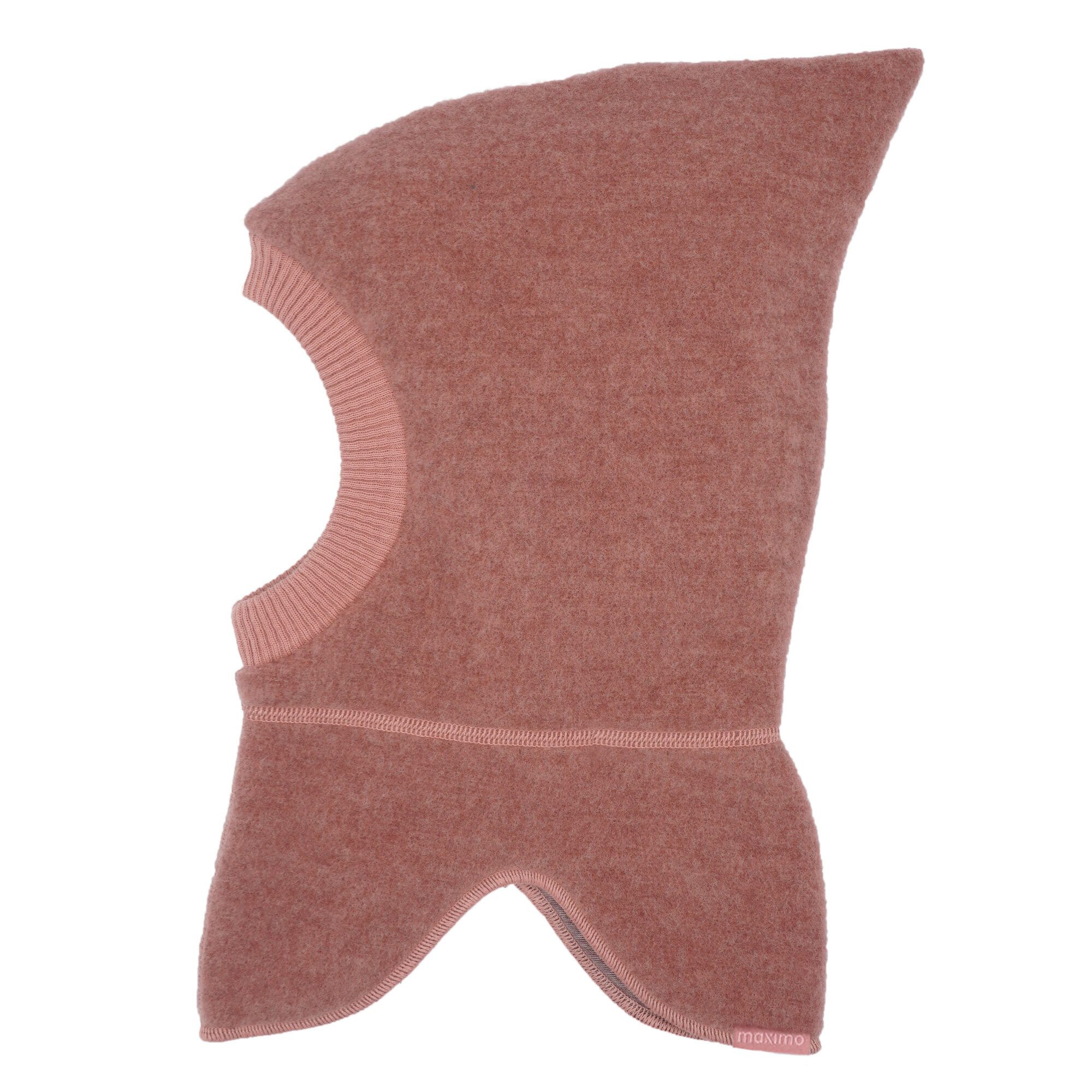 MAXIMO Schlupfmütze GOTS MINI-Schlupfmütze Wollfleece, Jerseyfutter (1-St) Wollfleece