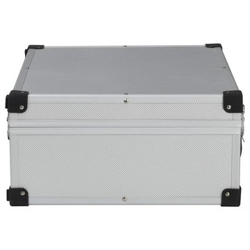 vidaXL Werkzeugbox Werkzeugkoffer 46 x 33 x 16 cm Silber Aluminium