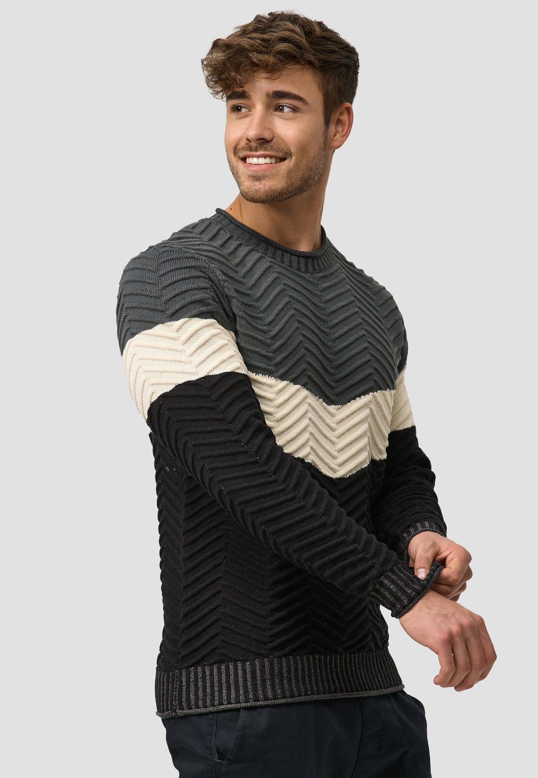 Urban Strickpullover Green Indicode Dean