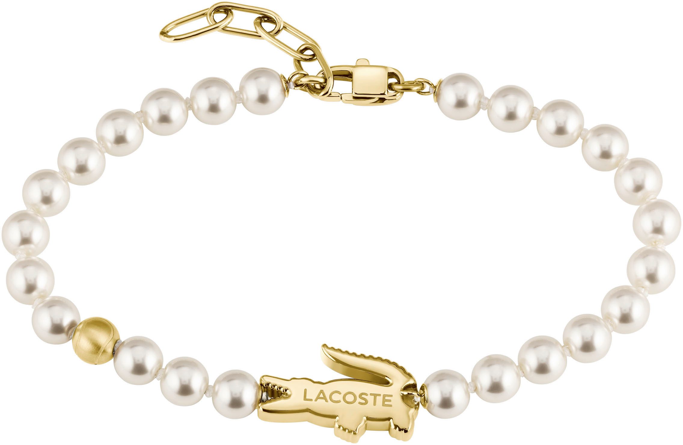 Lacoste Perlenarmband MATCHPOINT, mit Perle (imitiert)