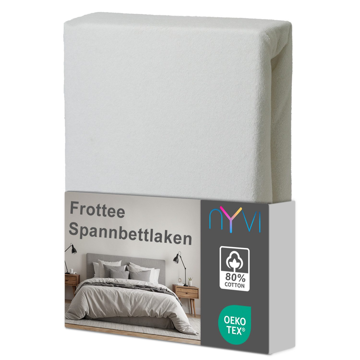 NYVI Spannbettlaken Spannbettlaken DreamScience Frottee für Matratzen bis 2 günstig online kaufen